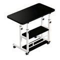 Mobile Bedside Table – 3 Tiers, Adjustable Height, 2 Colors
