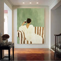 Bimoyear Abstract Figure Painting - Hand Painted Canvas - Modern Expression