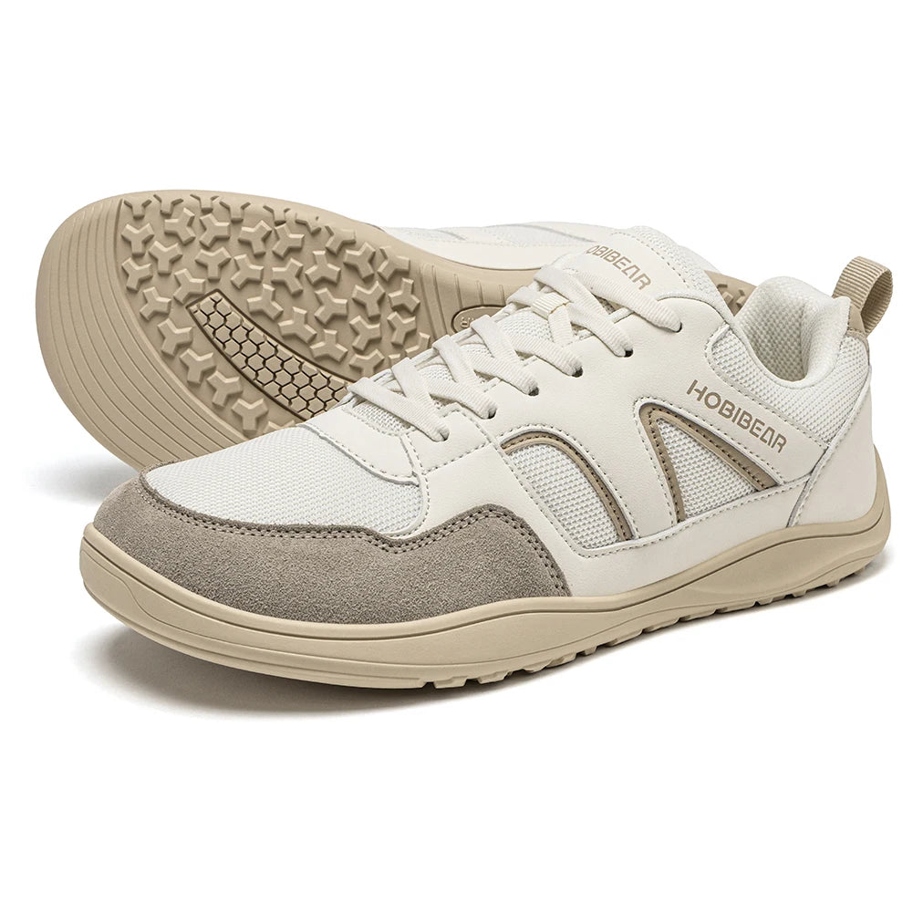 HOBIBEAR Unisex Barefoot Sneakers - Wide Toe Box Zero-Drop Minimalist Walking Shoes
