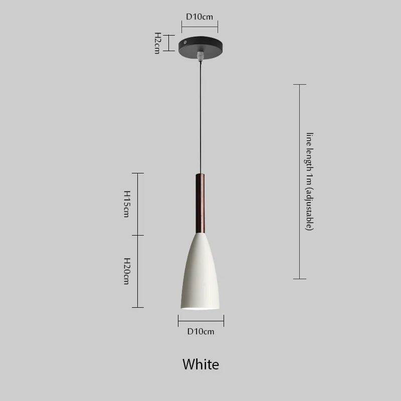 Nordic Minimalist Pendant Light – 1 or 3 Heads, E27