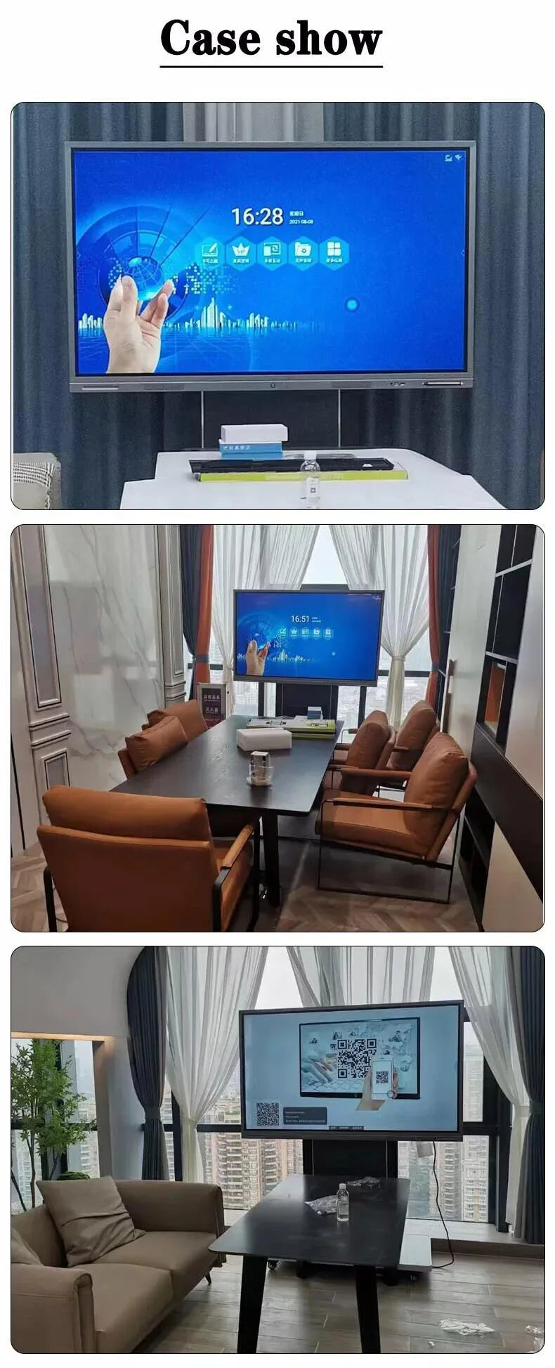 75 Inch All-in-One Interactive Touch Panel Whiteboard