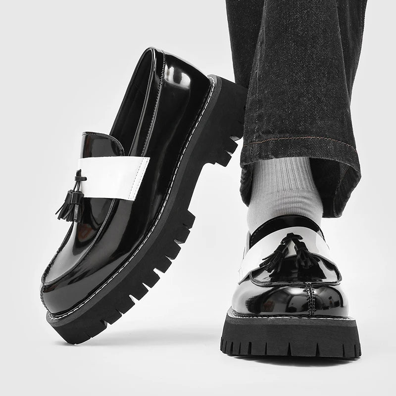 MOCCASIN BOSS - Business Casual Slip-On Loafers - Comfort That Means Business