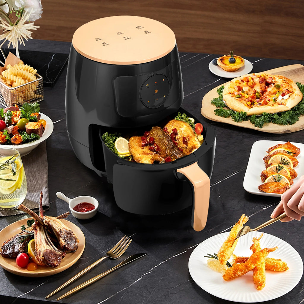 5L Air Fryer 1350W Oil-Free 200°C 60min 7 Presets