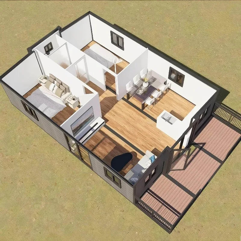 Prefab Container House - Detachable Expandable Modular Office