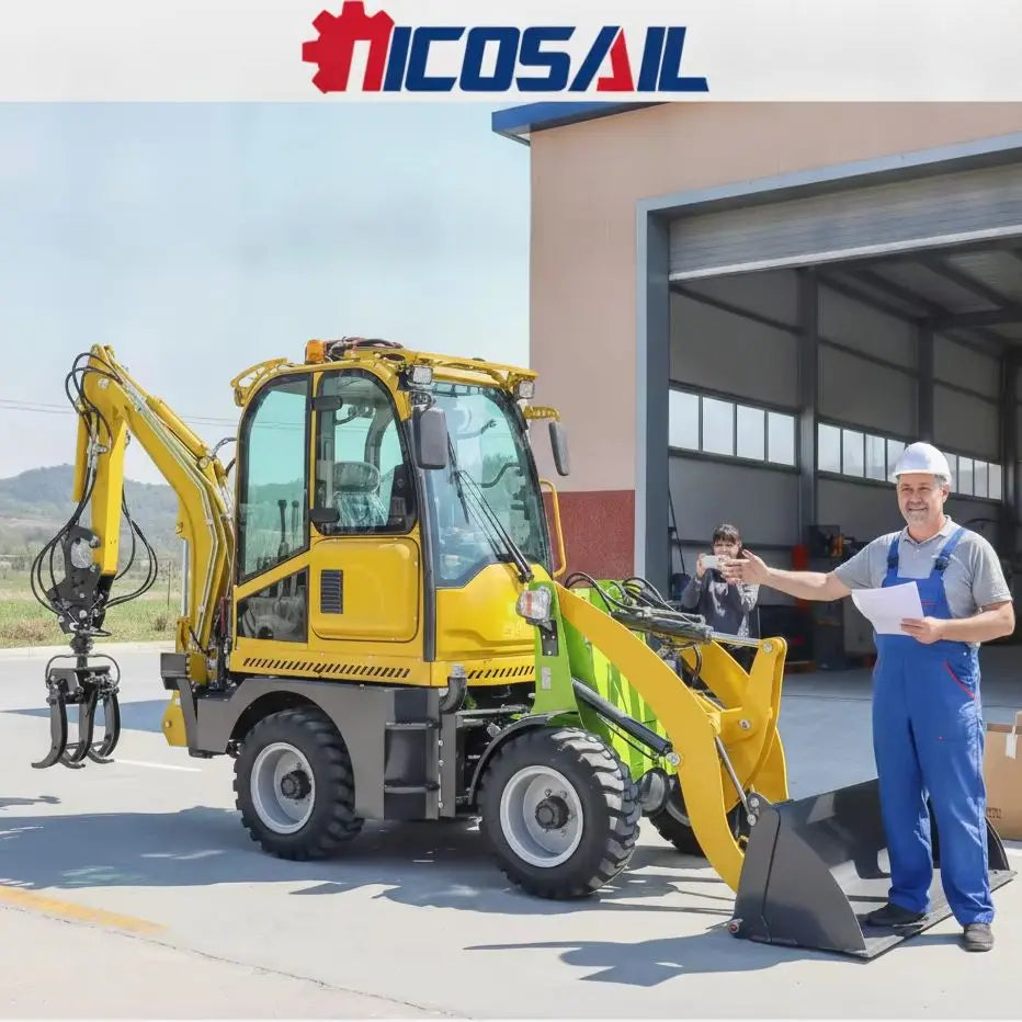 BACKHOE LOADER - 3.4 t, 25 km/h - Hydraulic Site Utility