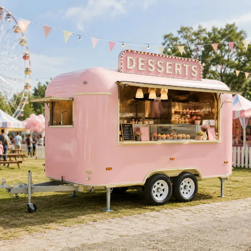 Desserts Food Trailer – Fully Equipped Custom Mobile Kitchen