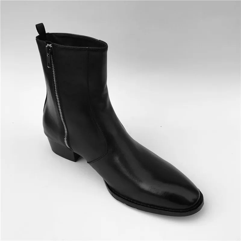 STREET SOVEREIGN - Genuine Leather Chelsea Boots - Sharp Fit, Serious Edge