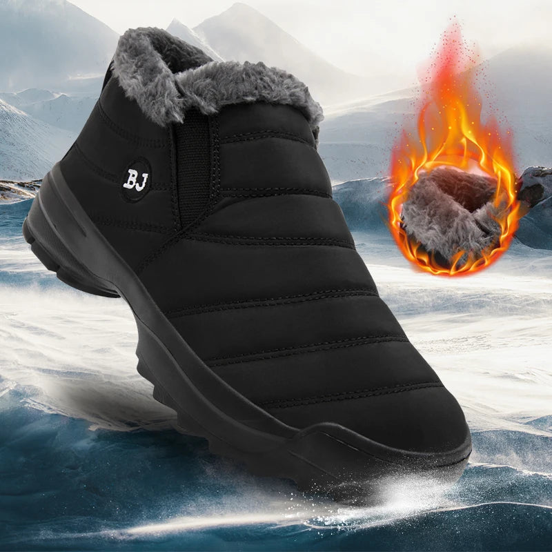 ARCTIC TREK - Men's Fuzzy-Lined Winter Snow Boots - Warm From The First Step