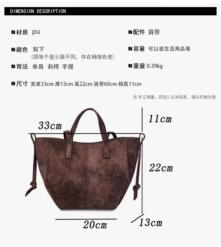 Light Luxury Solid PU Hasp Shoulder Bag for Women Commuting Frosted Leather Handbag 2026 Hot Sale Large Capacity Niche Tote Bags