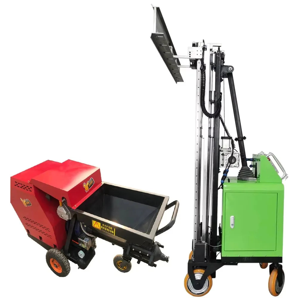 Automatic Wall Scraping & Plastering Machine