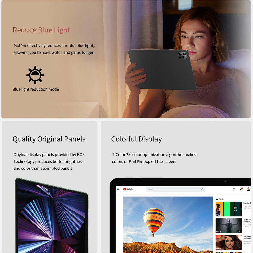 10.1" Tablet PC 4GB 64GB – Octa Core Dual SIM 3G WiFi