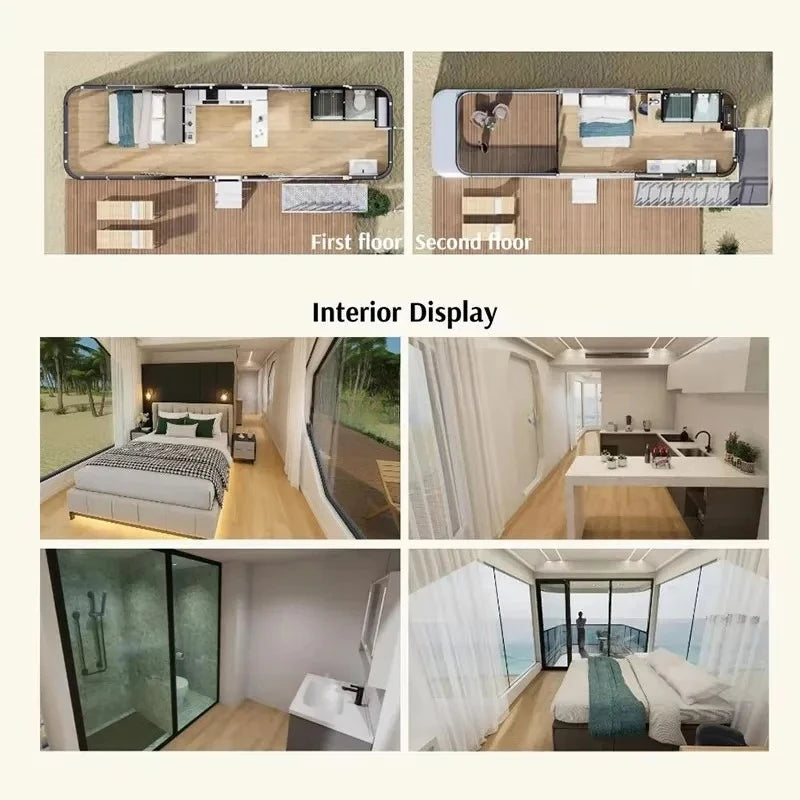 M9 2 Stories Capsule House - Space Capsule Luxury Prefab Modern Home