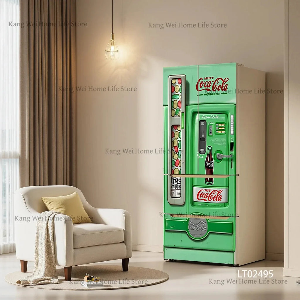 Retro Surface Decal Collection - fridge & door wraps - bold decor