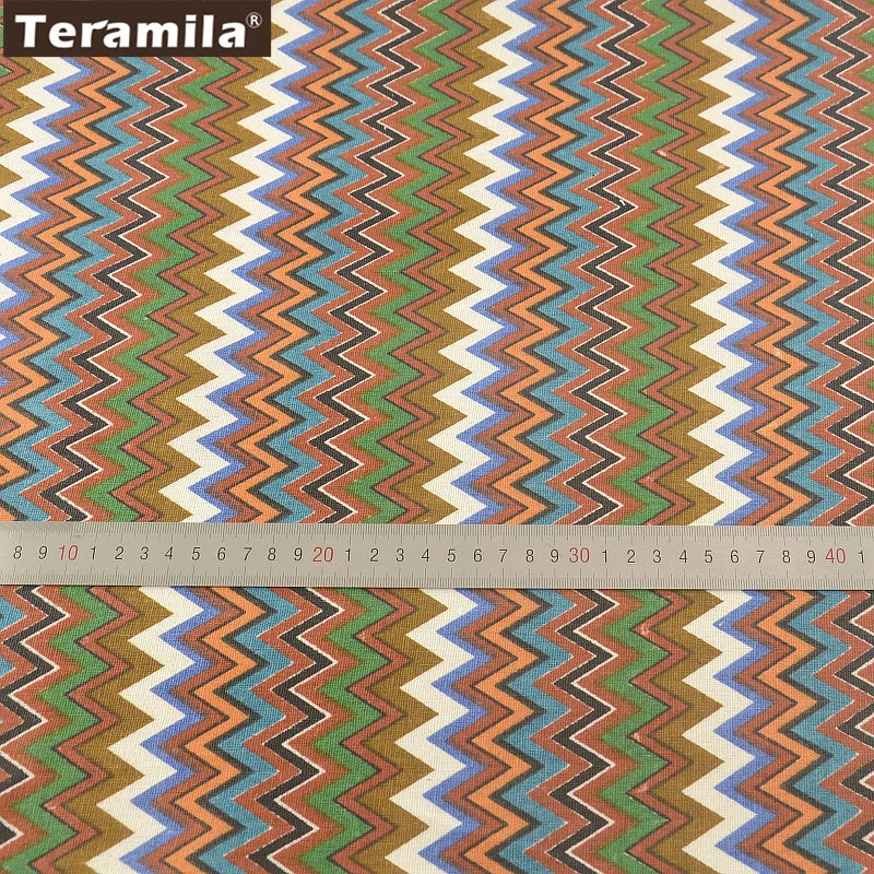 PRINTED CANVAS LINEN FABRIC - Cotton Linen Blend by the Yard - Bold Patterns for DIY