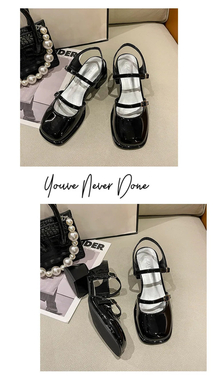 Summer new Mary Jane shoes Non-slip Outdoor beach flat Ladies Casual Hollow sandals Fashion versatile comfort Shoes Zapatos