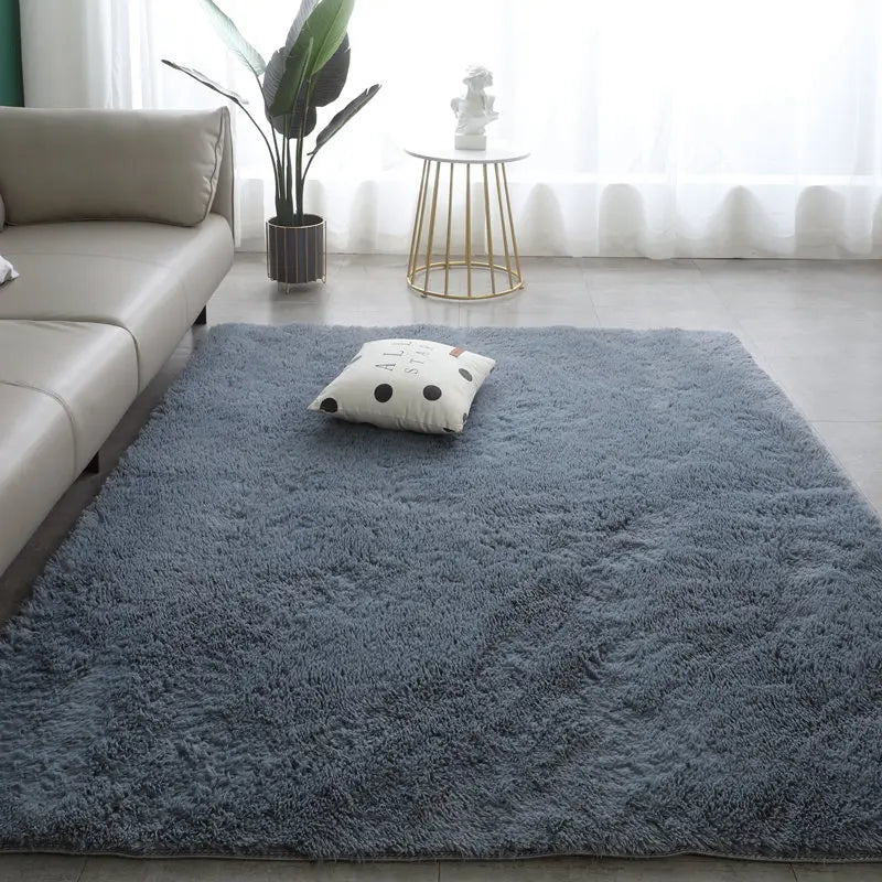 SOFT GROUND - Nordic Solid Color Carpet - Anti-Slip, Waterproof, Long Pile