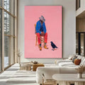 Elderly & Pets Oil Painting - Hand Painted Canvas - Heartfelt Art