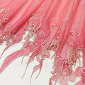 HEAVY EMBROIDERED FABRIC - Gradient Petal Edge, 150cm Wide - Creative Sewing