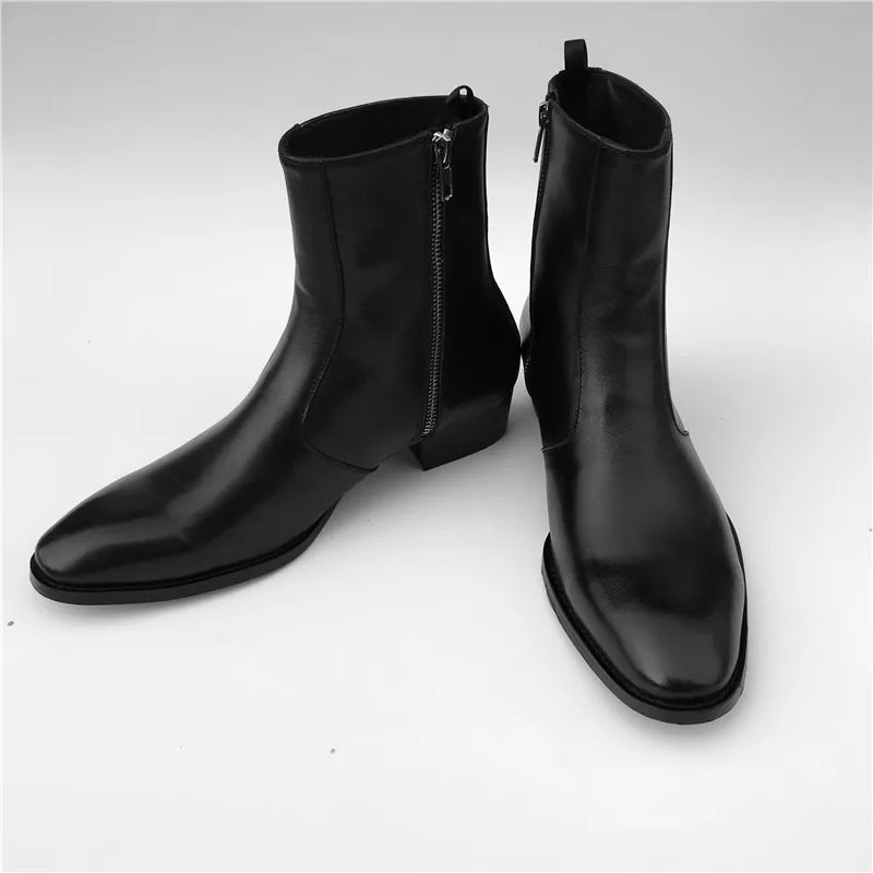 STREET SOVEREIGN - Genuine Leather Chelsea Boots - Sharp Fit, Serious Edge