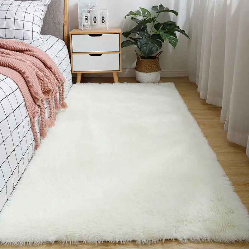 SOFT GROUND - Nordic Solid Color Carpet - Anti-Slip, Waterproof, Long Pile
