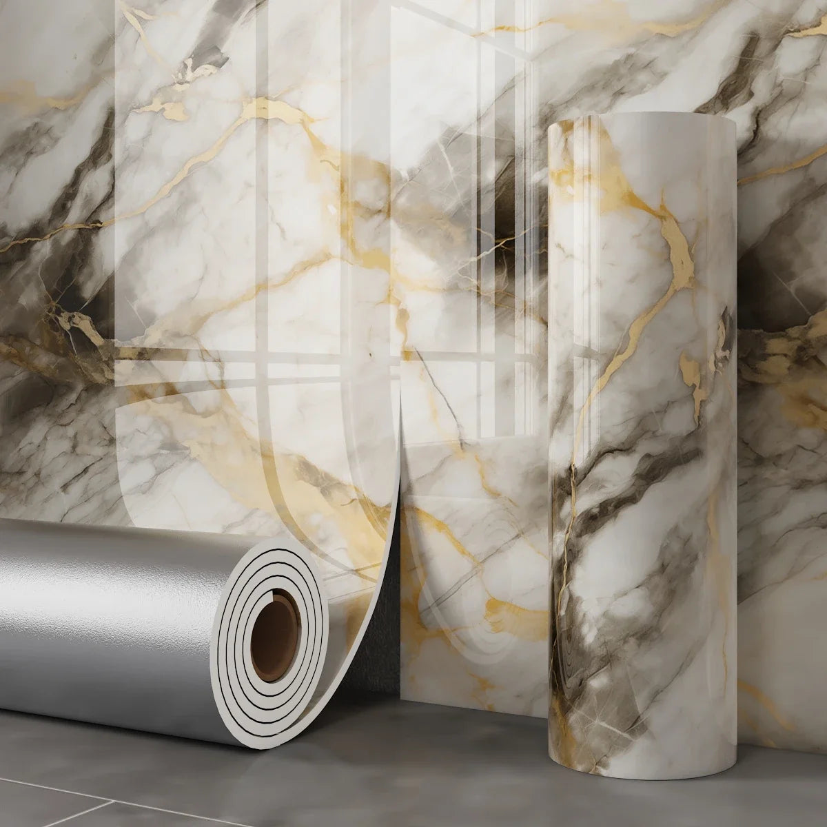 MARBLE PEEL - Self-Adhesive Wall Panels 40x300cm - Your Walls Were Begging for This