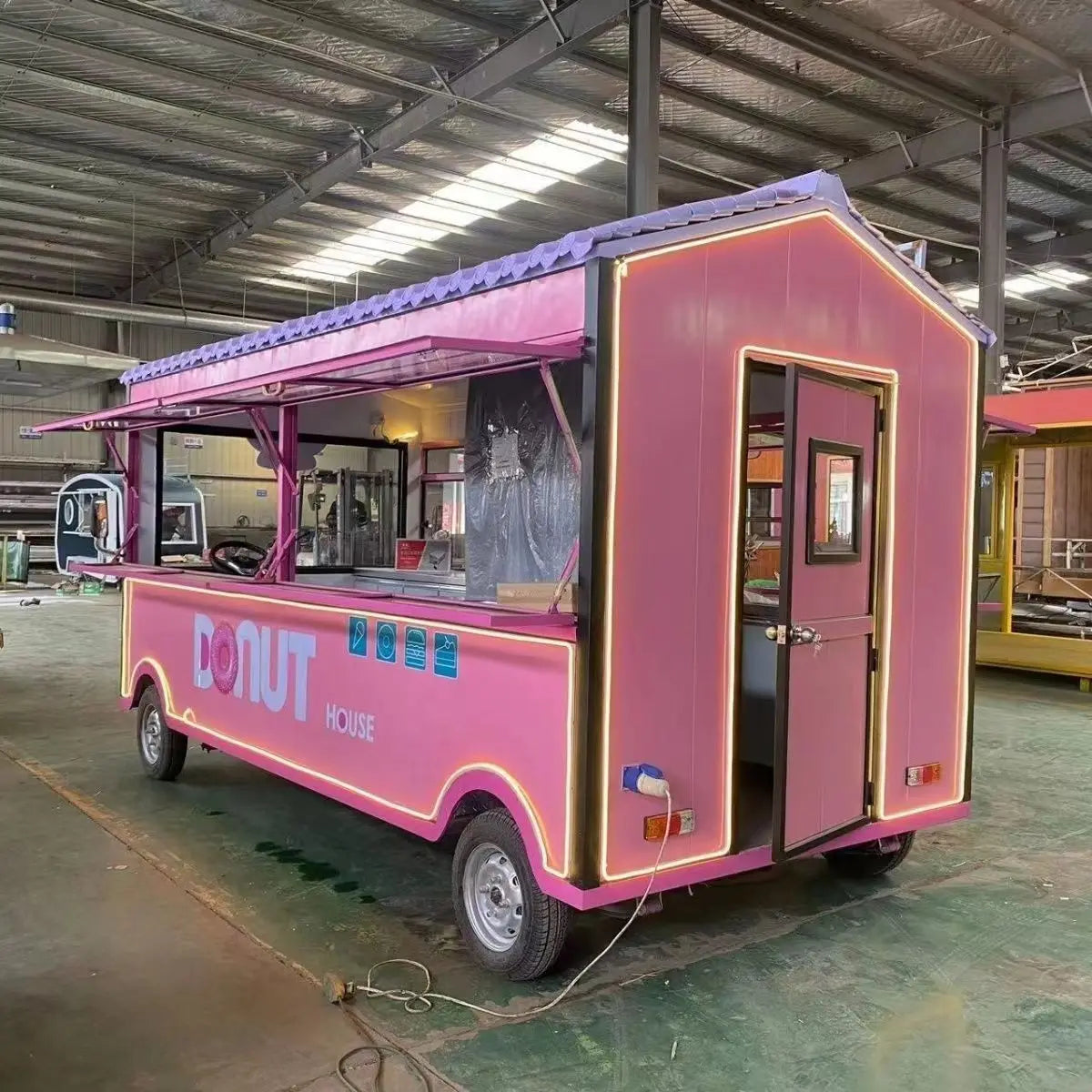 Food Truck Pro 4.2m – Electric Mobile Stainless Steel Trailer