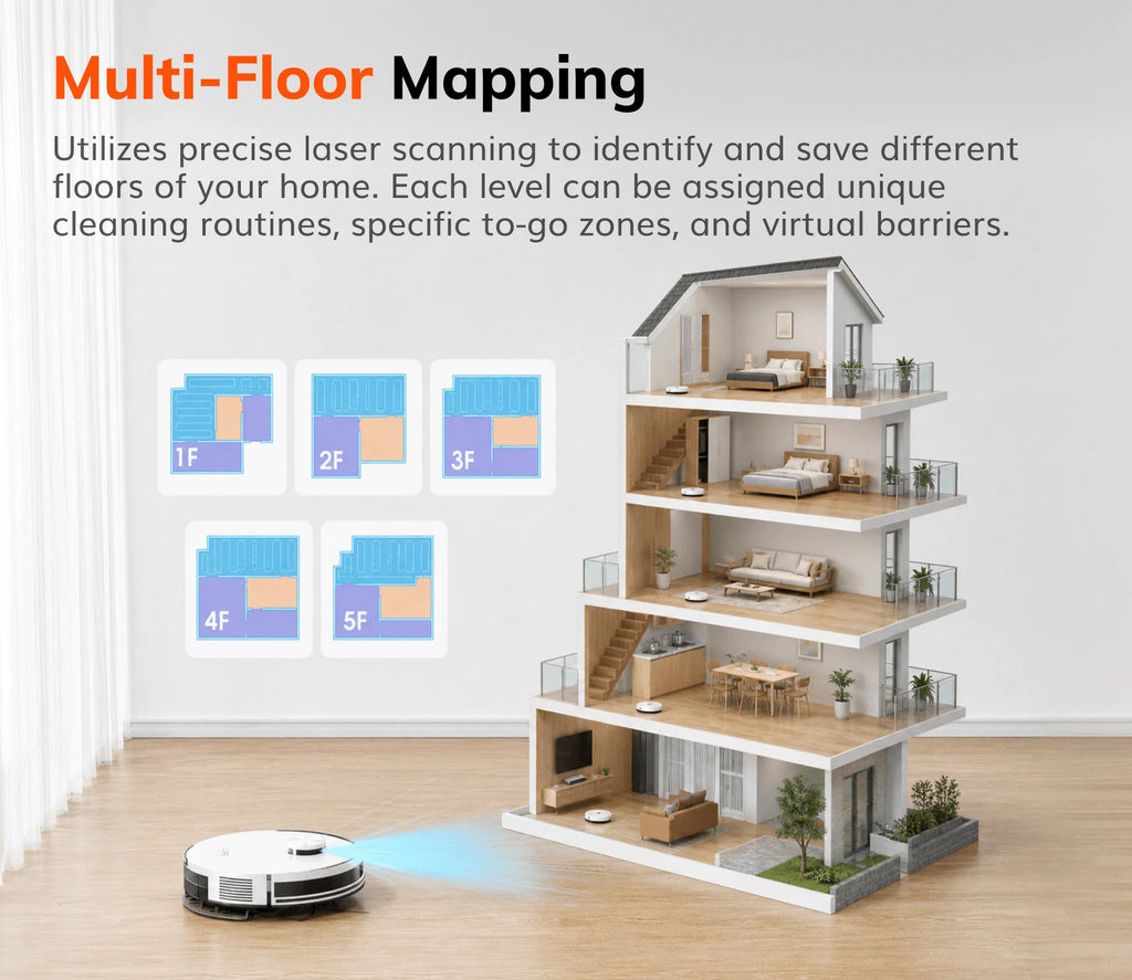 ILIFE A30 Pro Robot Vacuum Self-Emptying