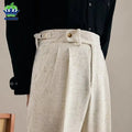 NAPLES SUIT - Men's Formal Straight Trousers - High Waist, Elegant Business Style