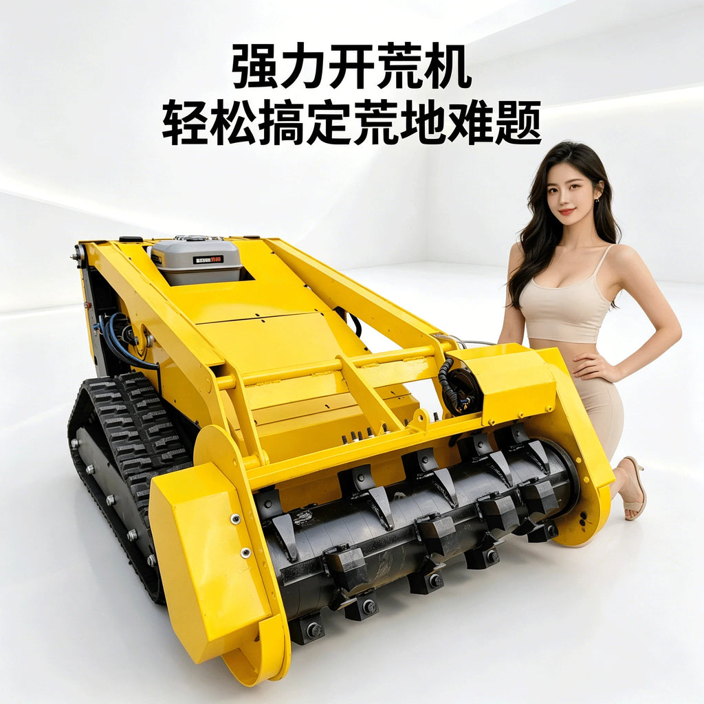 Remote Control Lawn Mower - 850 mm - Tracked Self-Propelled