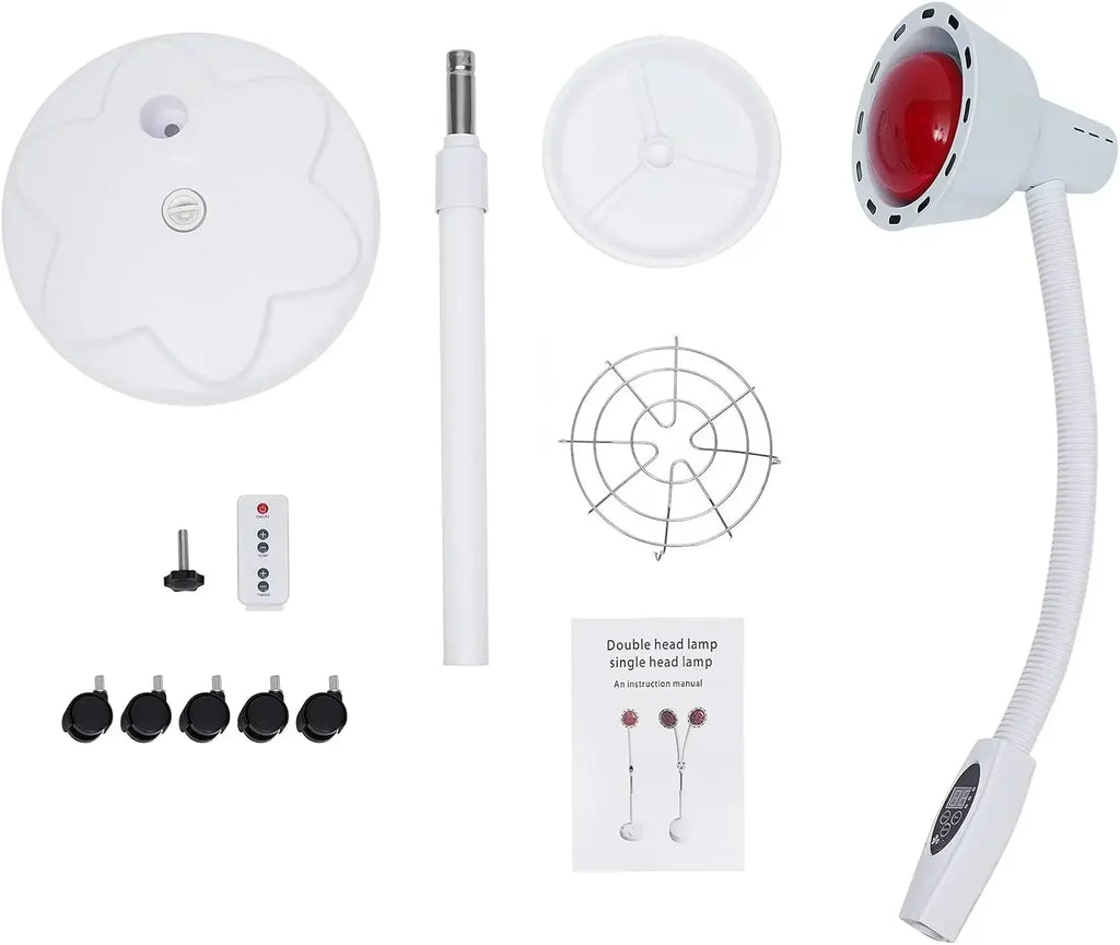 Infrared Heat Lamp 275W – 360° Rotatable with Timer