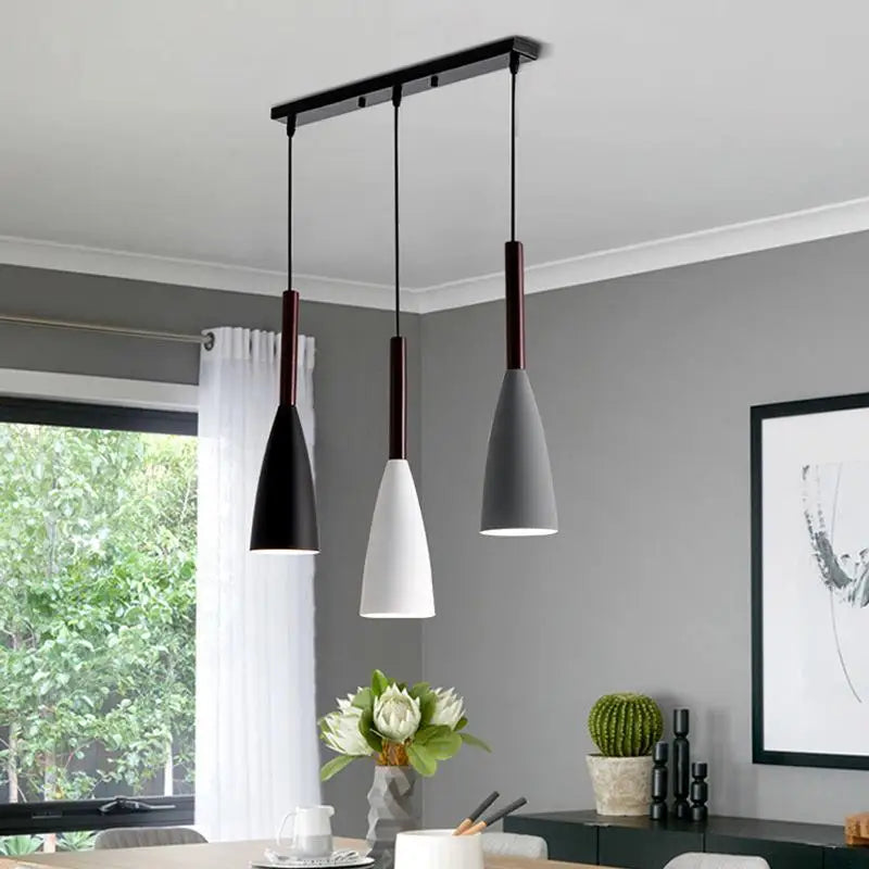 Nordic Minimalist Pendant Light – 1 or 3 Heads, E27
