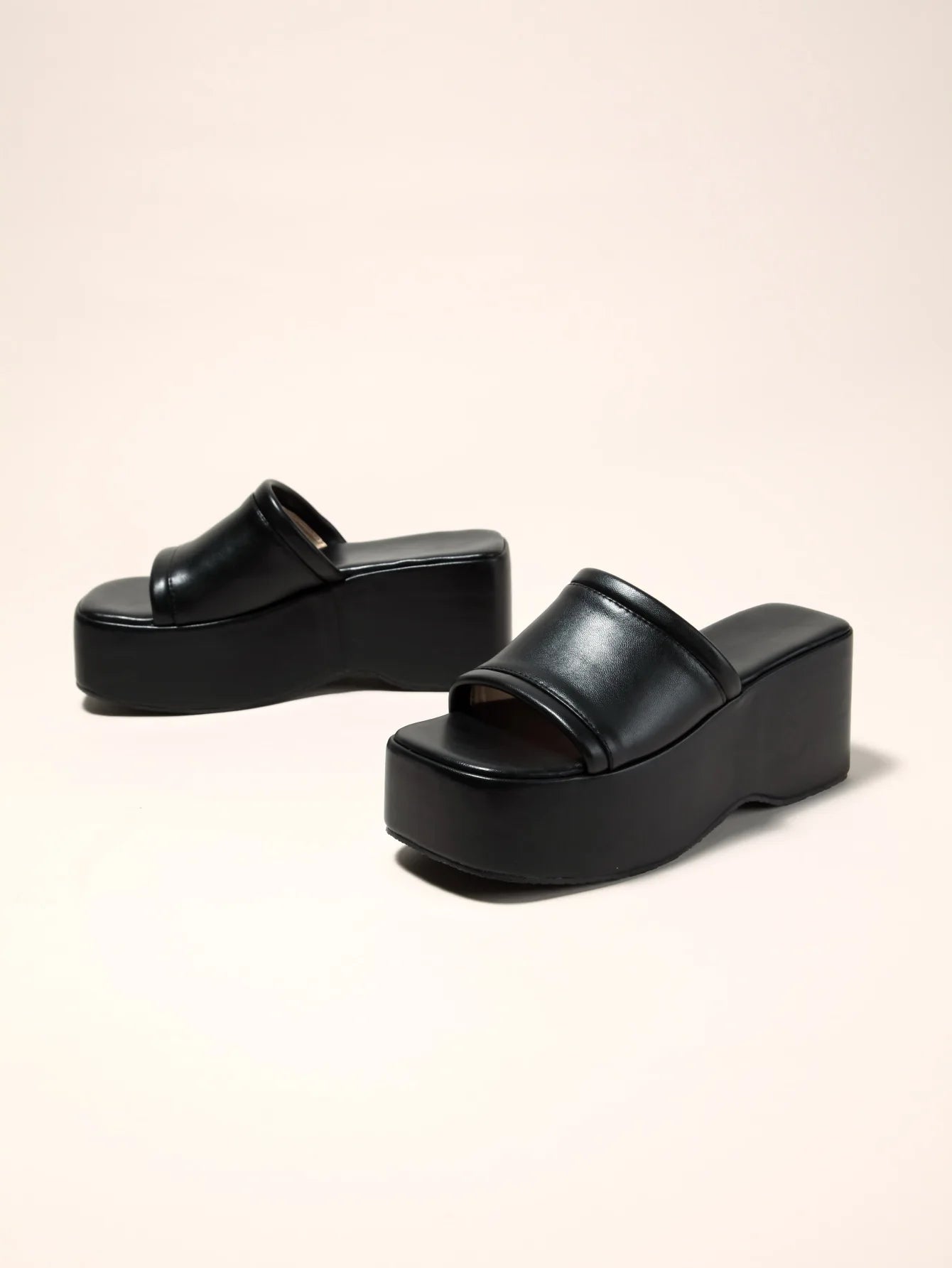 Punk Open Toe Platform High Heels Beach Slippers Female Summer Orange Green Wedges Shoes For Women Sandals Flip Flops