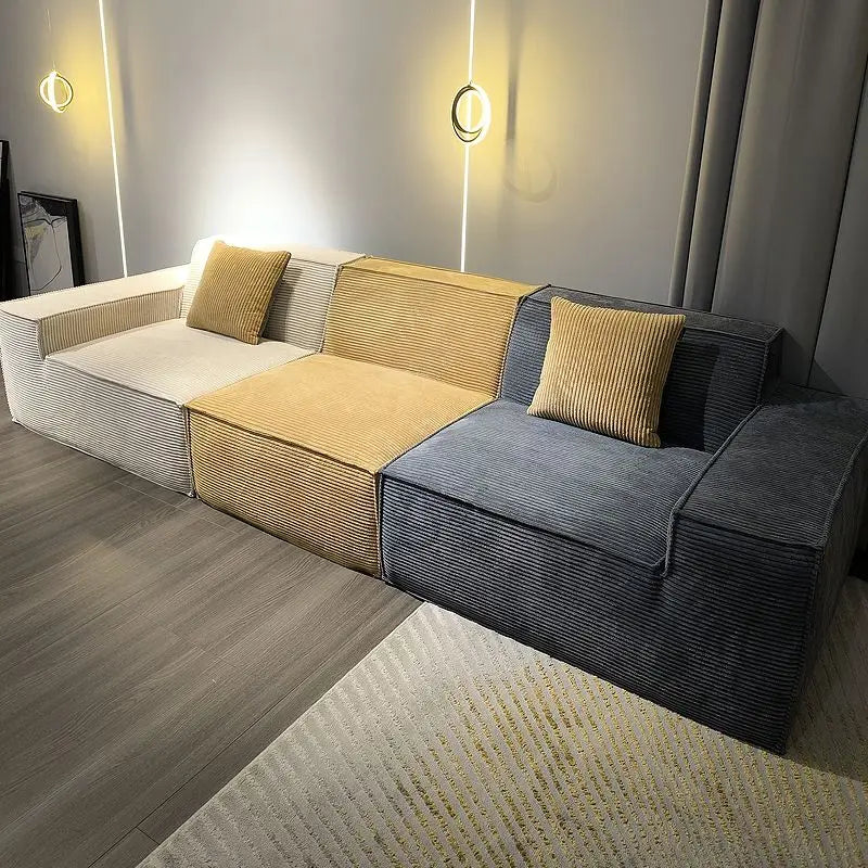 Nordic Corduroy Living Room Sofa