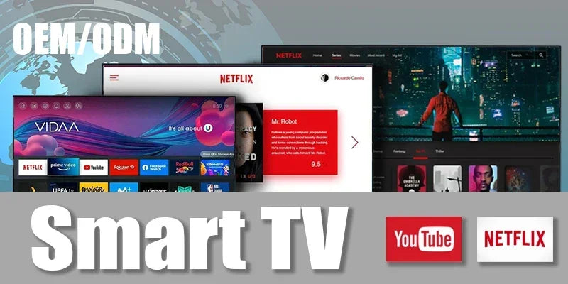32-100 Inch 4K Android Touch Smart TV Explosion-Proof