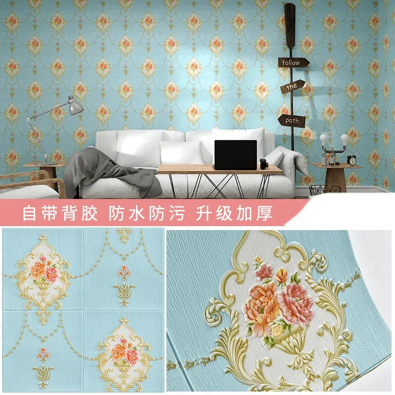 3D Embossed Wall Panels – Self-Adhesive