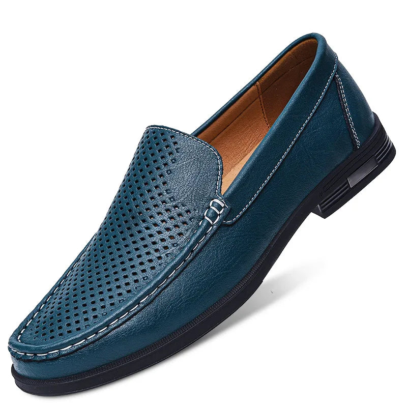 BOARDROOM - Men's Leather Slip-On Formal Dress Shoes - Office, Wedding & Beyond