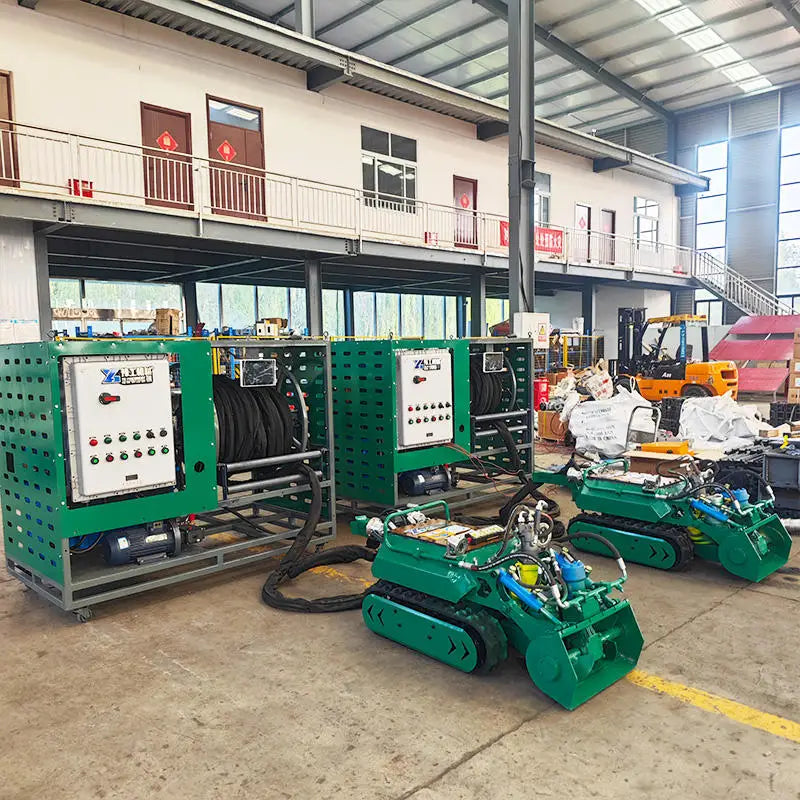 RUBBER-TRACKED DREDGING ROBOT - 500/600 mm Width - Underwater Pipe Cleaning