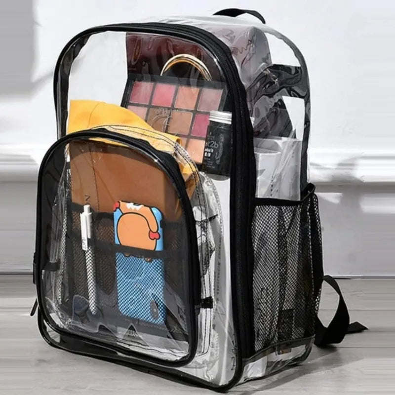 Transparent School Backpack Clear