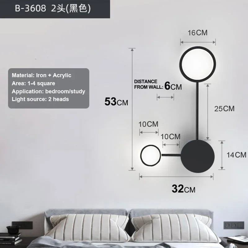 Nordic Minimalist Multi-Head Wall Sconce