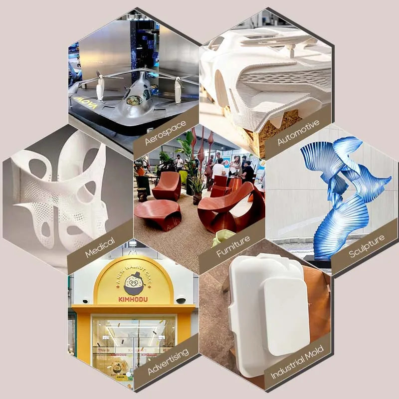 DM PRO INDUSTRIAL 3D PRINTER - 1000×1400×1000mm, 500mm/s - 420°C Nozzle