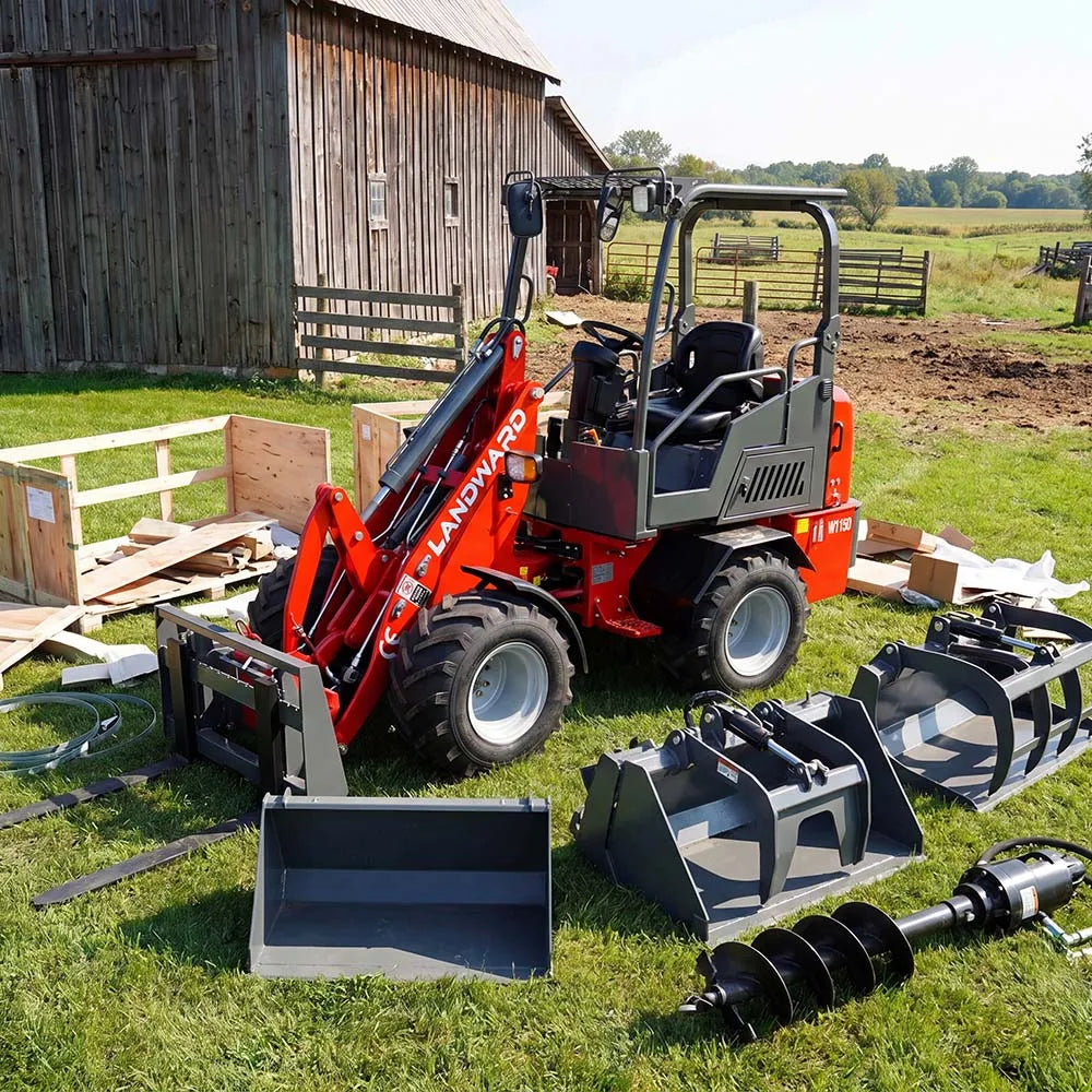 LANDWARD Compact Wheel Loader | 0.8 t