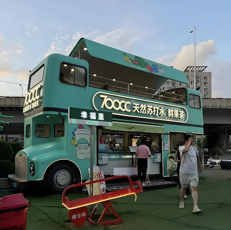 Mobile Food Trailer – Commercial Food Truck Portable Kiosk