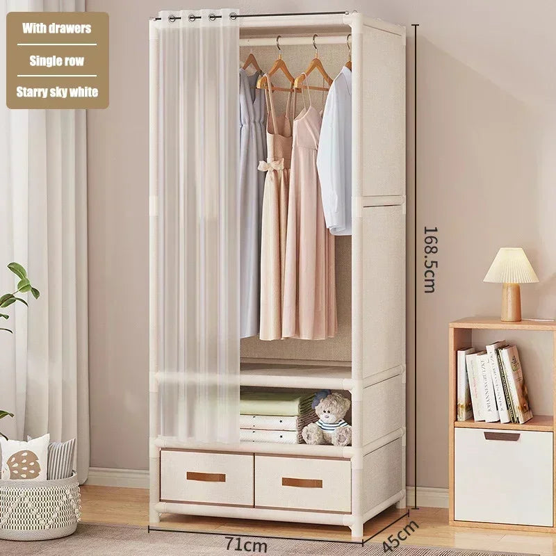 CLOSET FLEX - Fabric Wardrobe with Drawers - Your Bedroom, Finally Organized
