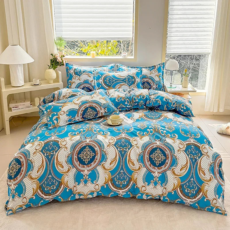 PATTERN PLAY - Printed Duvet Cover Set - 3pc, Reactive Print, Hotel & Home