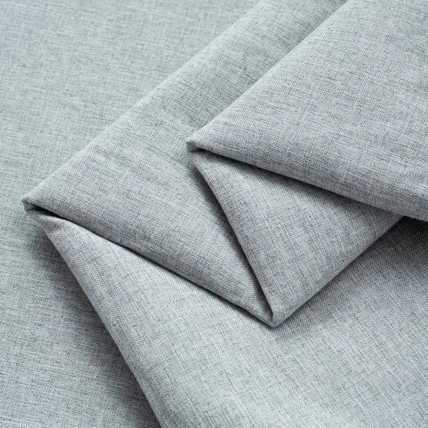 THICKENED PLAIN LINEN-LOOK FABRIC - 100% Polyester, 420g/m, 148cm Wide - Solid Rooms