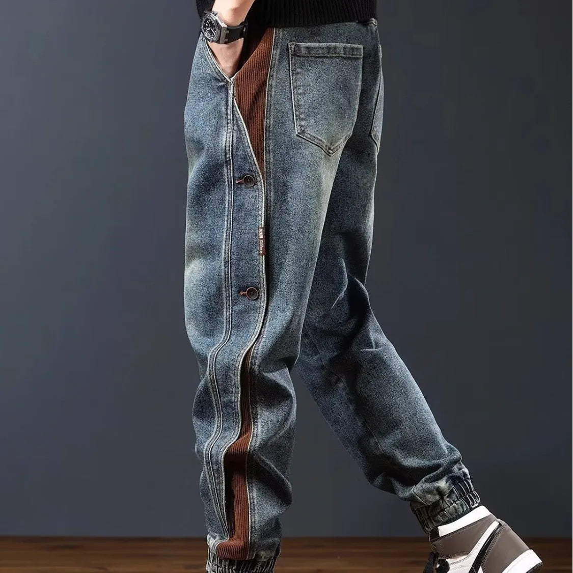 WORK DENIM - Men's American Retro Workwear Jeans - 3 Colors, M–5XL