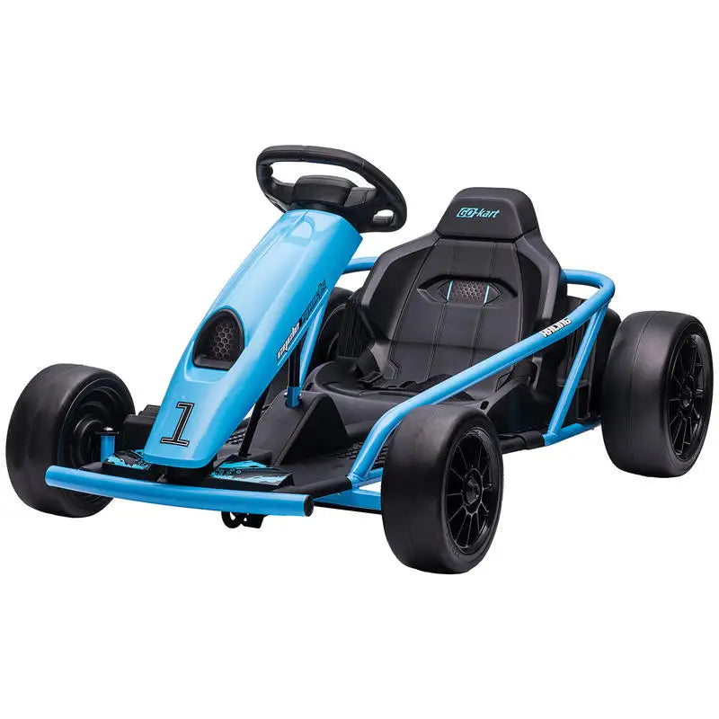 ELECTRIC GO-KART - 8–12 Years, Seat Belt - Kids' Track Fun