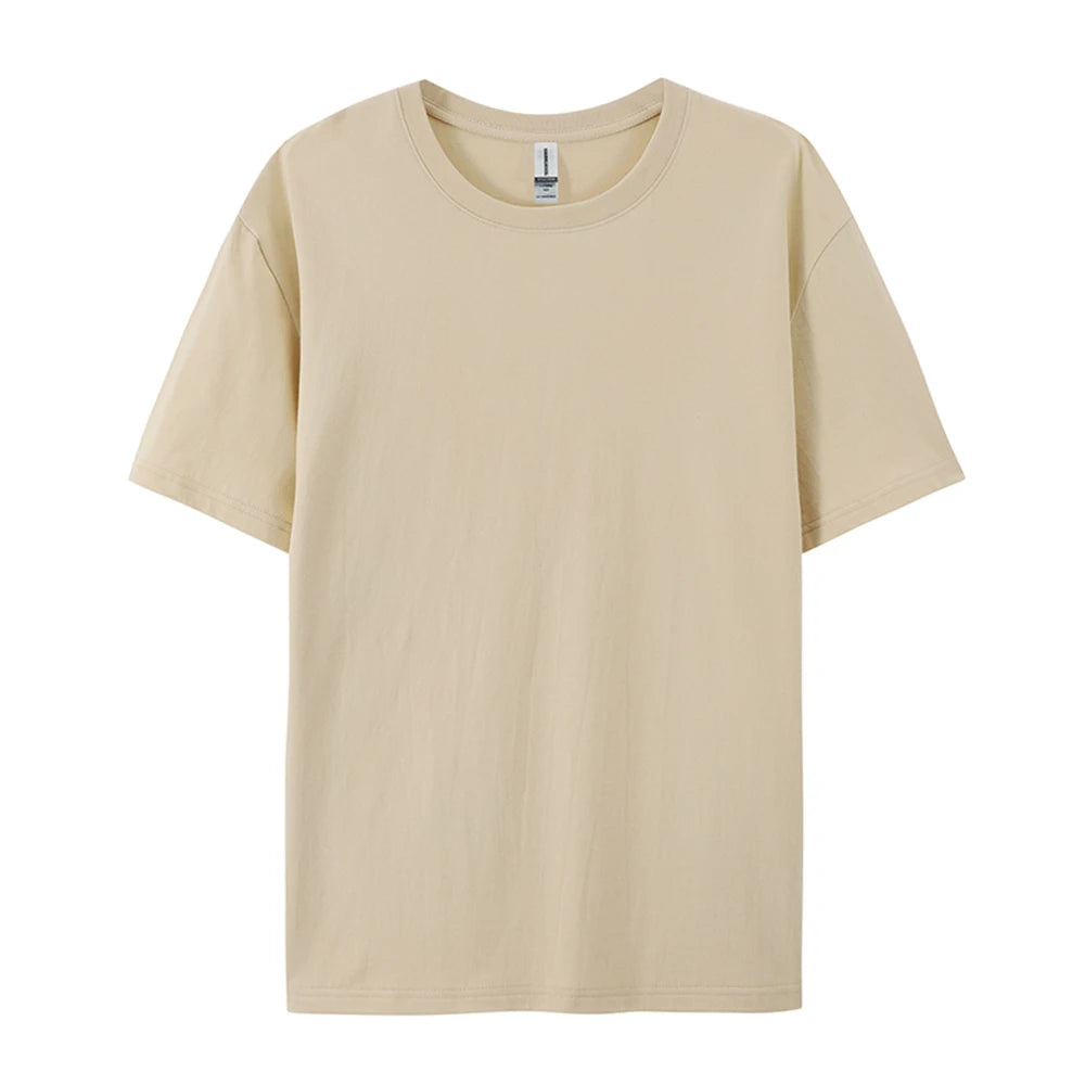 Cotton Solid Color Women's T-Shirts Multicolor Summer Short Sleeve Unisex Comfortable Tee Shirts Casual Fashion Woman Sportswear