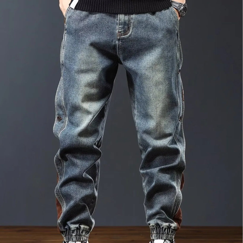 WORK DENIM - Men's American Retro Workwear Jeans - 3 Colors, M–5XL