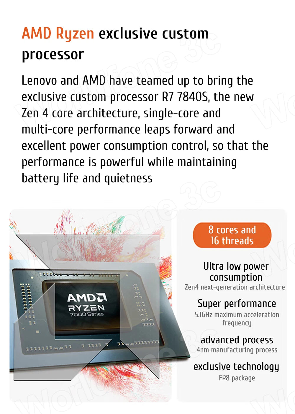Lenovo YOGA Air14s 14.5" 2.9K OLED Touch - Ryzen 7 7840S